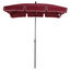 Outsunny Sombrilla de Jard&iacute;n de Aluminio 198x130x245 cm Parasol de Jard&iacute;n Rectangular con Funci&oacute;n de Inclinaci&oacute;n para Terraza Patio Exterior Rojo Vino, , large indicador imagen numero 1