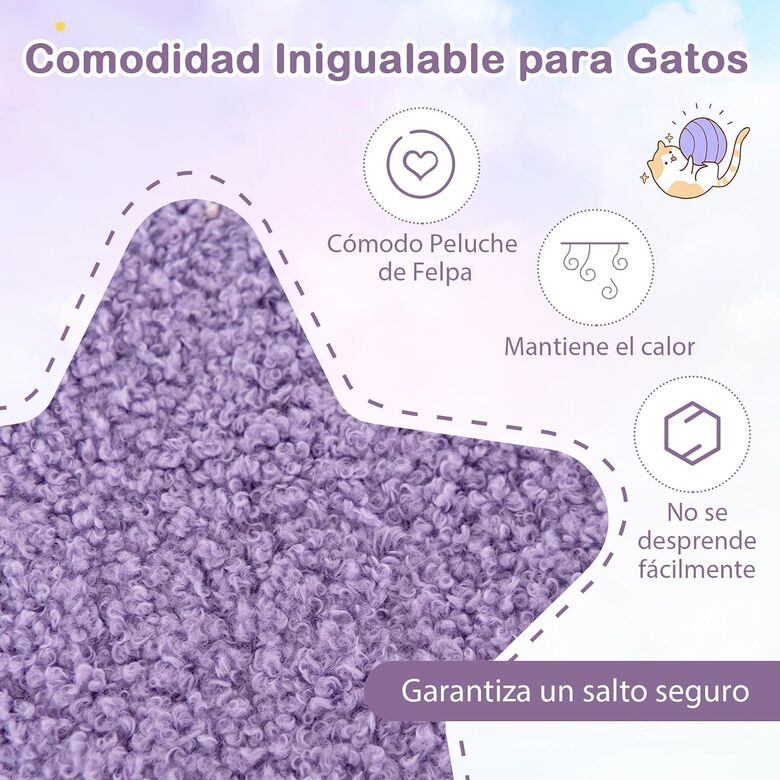 COSTWAY Árbol con Rascador y Hamaca para Gatos thumbnail