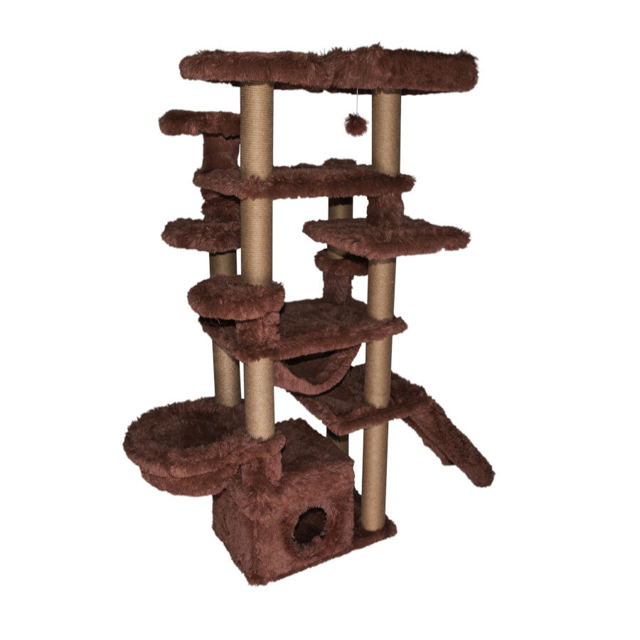 Catshion Roma &Aacute;rbol Rascador Grande Canela para gatos, , large Imagen numero 2