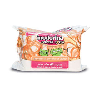 Inodorina Refresh Extra Toallitas húmedas para mascotas