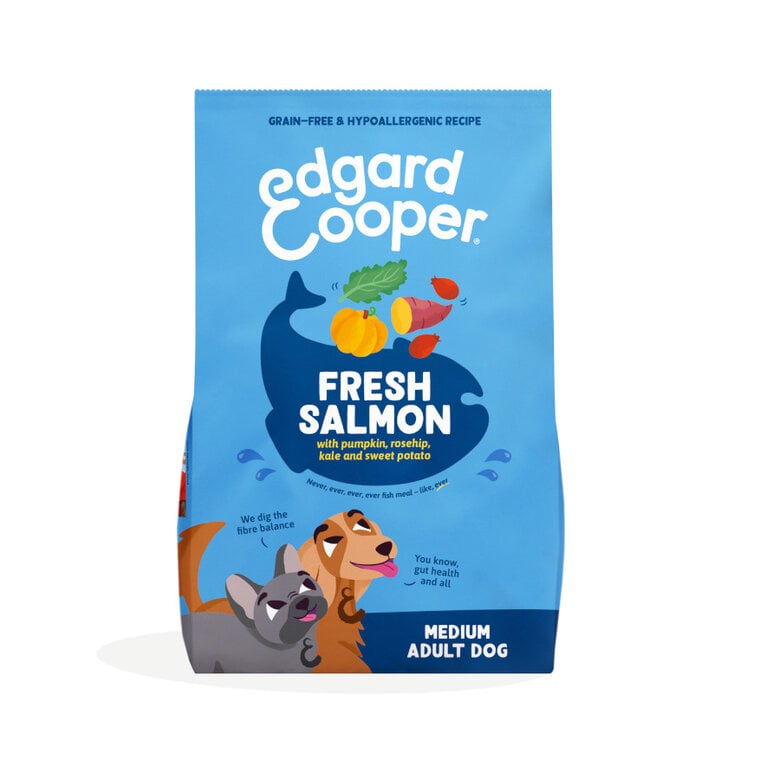 12 kg Edgard & Cooper Adult Salmón pienso para perros
