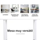 Mesa auxiliar de madera Homcom color Blanco, , large image number null