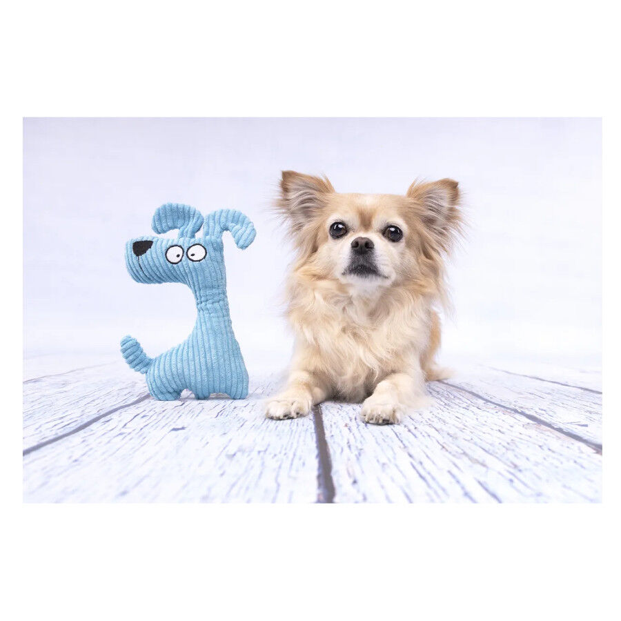 Flamingo Perro de Peluche Azul para perros thumbnail