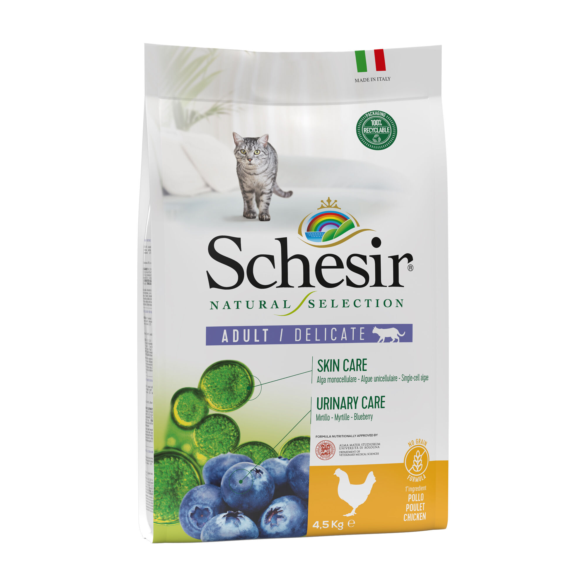 1.4 kg Schesir Adult Natural Selection Pollo pienso para gatos, , large Imagen numero 1