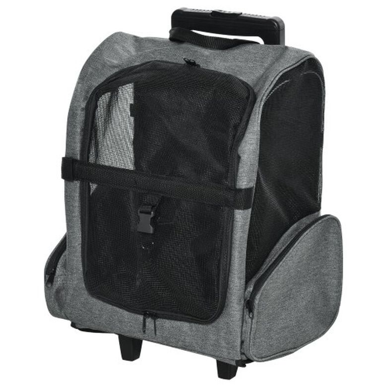 Mochila de viaje con ruedas para mascotas thumbnail