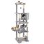 COSTWAY Árbol para Gatos de Múltiples Niveles, Torre de Gatos de 176 cm con Perchero Superior, Cesta Cama, Hamaca, Poste para Rascar, Plataformas, Juguetes Colgantes, Centro de Actividades para Gatos, , large indicador imagen numero 1