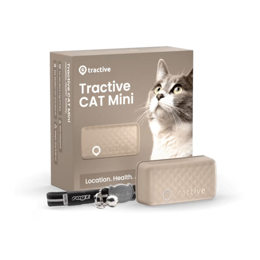 Tractive Cat Mini Localizador GPS Marrón para gatos