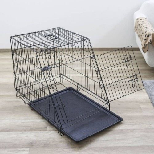 Kerbl jaula plegable negra para perros, , large Imagen numero 4