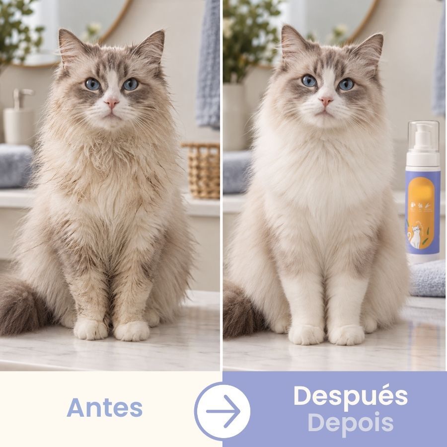 Bloob Champ&uacute; Seco en Espuma para gatos, , large Imagen numero 4
