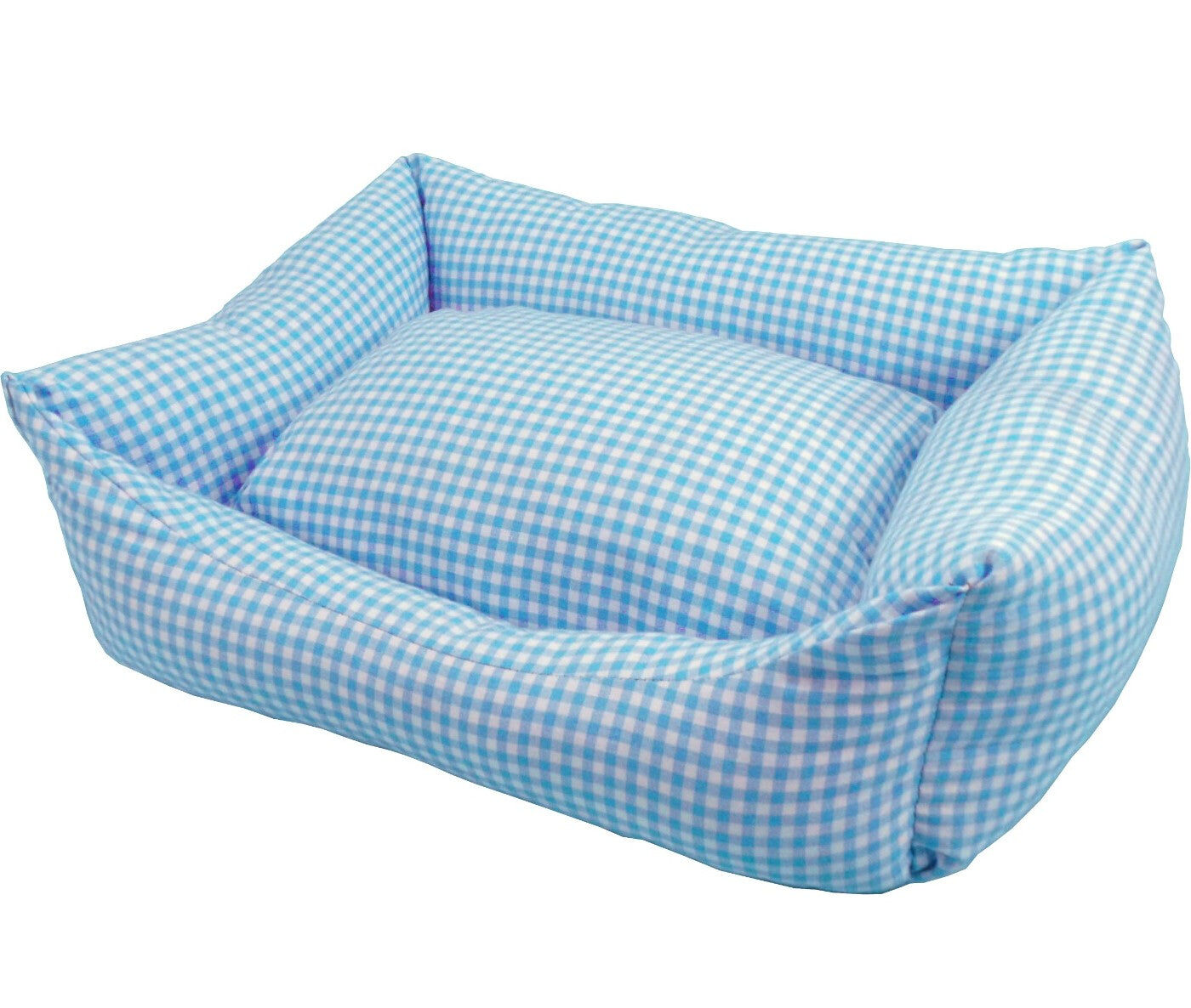 Cama Cuna cuadrada VICHY T2 55x45 Azul, , large Imagen numero 2