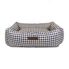 Cama impermeable Vichy para perros color Azul, , large image number null