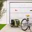 vidaXL Remolque de Bicicleta Mascotas Carrito para Bici Hierro Tela Oxford, , large indicador imagen numero 2