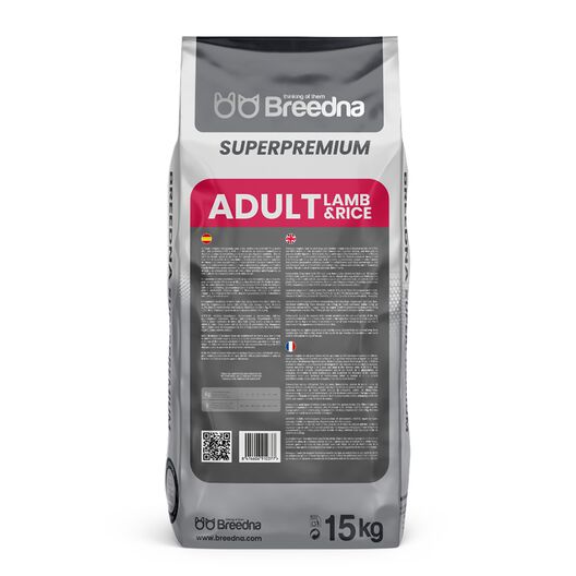 Breedna Pienso para perros Adult Lamb&Rice, , large image number null