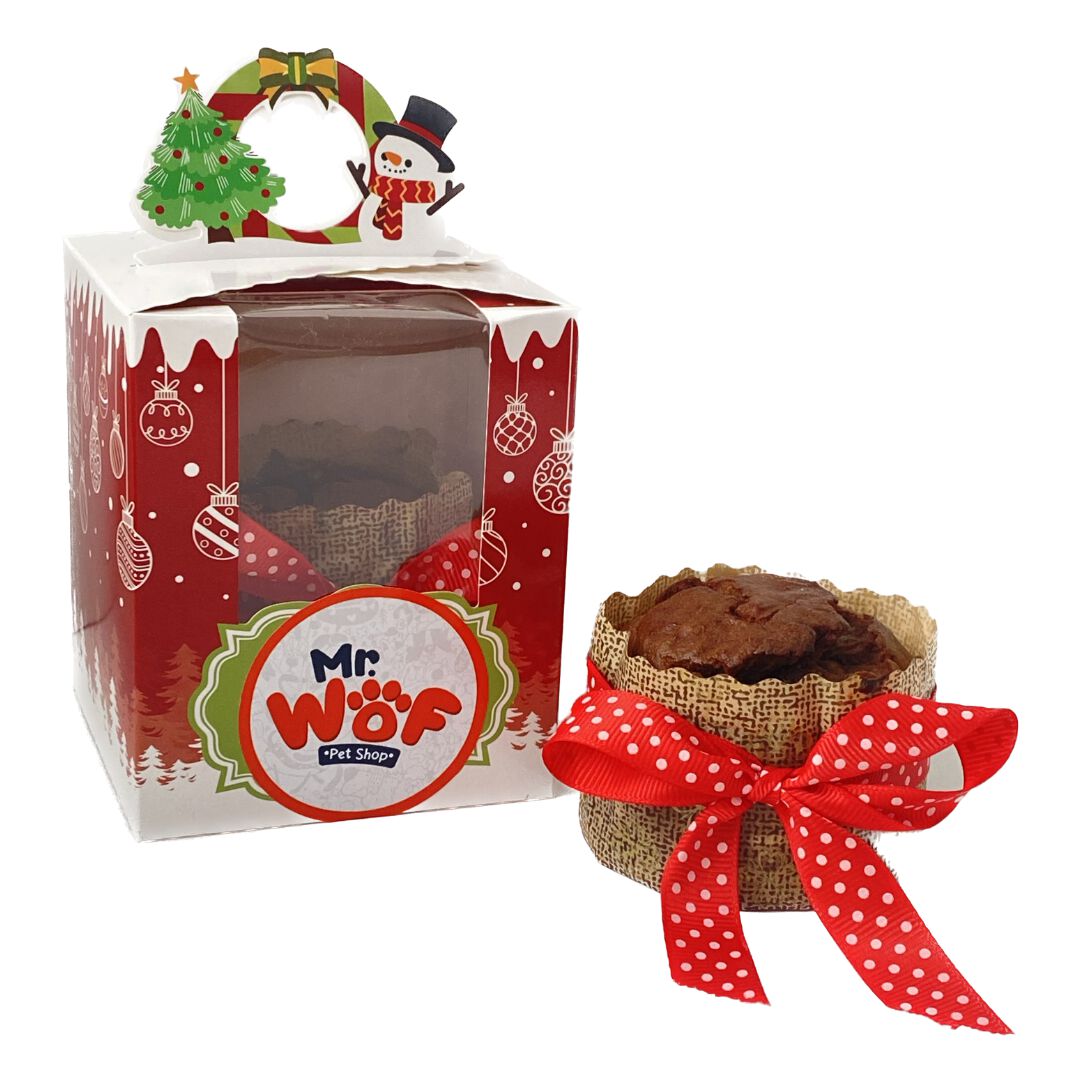 MR. WOF PANETTONE NAVIDE&Ntilde;O DE PAVO para perros, , large Imagen numero 1