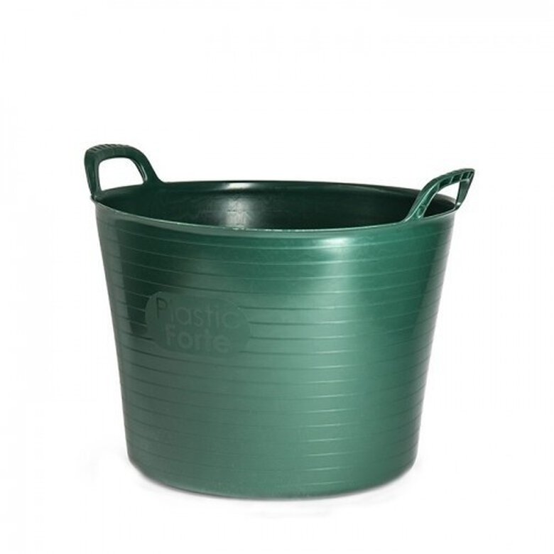 Cubo Flexi de material reciclado para cuadras color Verde, , large image number null