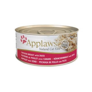 Applaws Pollo y Pato en paté lata para gatos