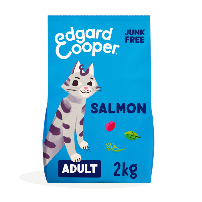 Edgard & Cooper Adult Salmón pienso para gatos, , large image number null
