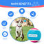 Nobleza Pelota Perro, Pelota Juguetes para Perros con Sonido, 3 Pelotas Perro de Goma Natural, Botan Pelotas Perro Tenis, Compatible con el Lanzador, 6.4 cm/3 Unidad, , large indicador imagen numero 4
