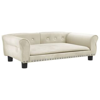 Vidaxl Sofá Cama blanco para perros