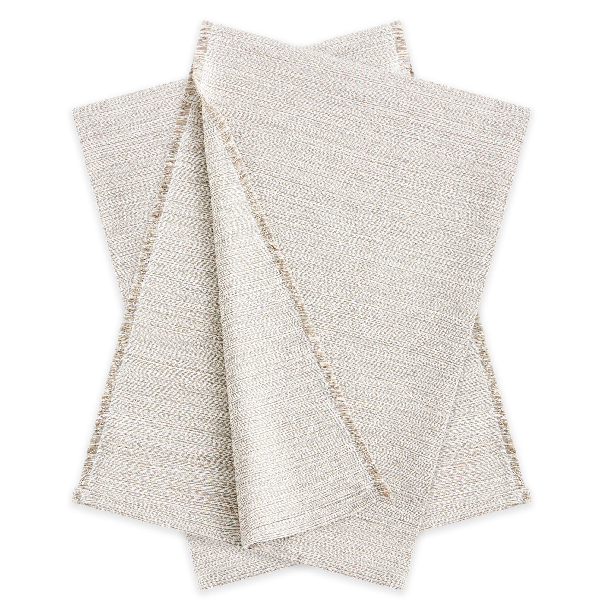 Pack 2 Unidades Plaid Multiusos Modelo Trama 180x260 cm Beige, , large Imagen numero 1