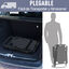 Outsunny Tumbona Reclinable y Plegable Silla de Playa Tumbona Relax Plegable con Respaldo Ajustable Reposabrazos Almohada y Reposapiés para Jardín Balcón Carga 136 kg 135x60x89 cm Gris, , large indicador imagen numero 5