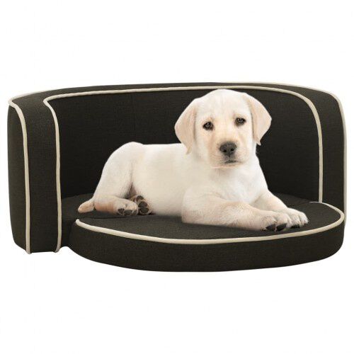 Vidaxl sof&aacute; plegable gris oscuro para perros, , large Imagen numero 1