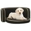 Vidaxl sof&aacute; plegable gris oscuro para perros, , large indicador imagen numero 1