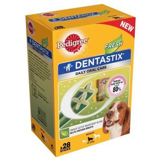 Pack 112 barritas Pedigree Dentastix fresh para perros