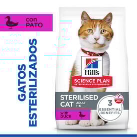 Hill's Science Plan Sterilised Young Adult Pato pienso para gatos