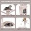 COSTWAY Árbol Rascado para Gatos de 140 cm de Altura, Torre Multinivel para Gatos con Postes de Sisal, Plataformas, Nido, Hamaca, Escalera y Bola, Centro de Actividades para Gatos de Interior, Beige, , large indicador imagen numero 3