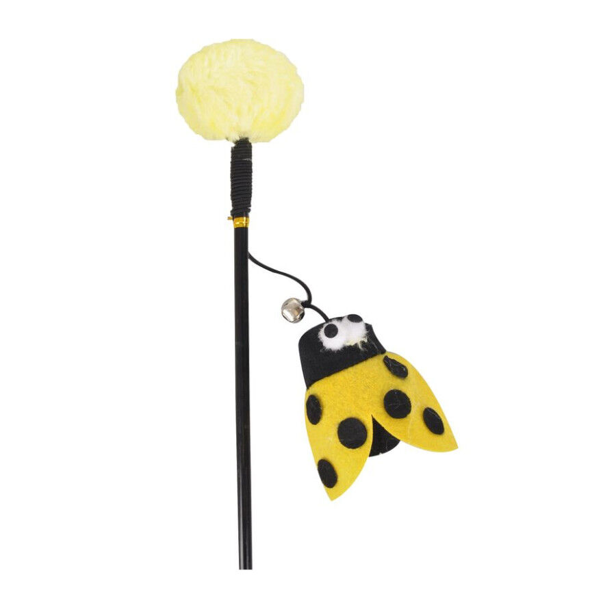 Flamingo Happy Caña con mariquita para gatos thumbnail