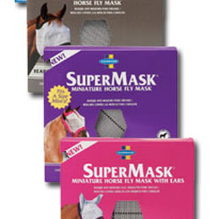 VetNova SuperMask® II Mascara antimoscas con orejeras para caballos