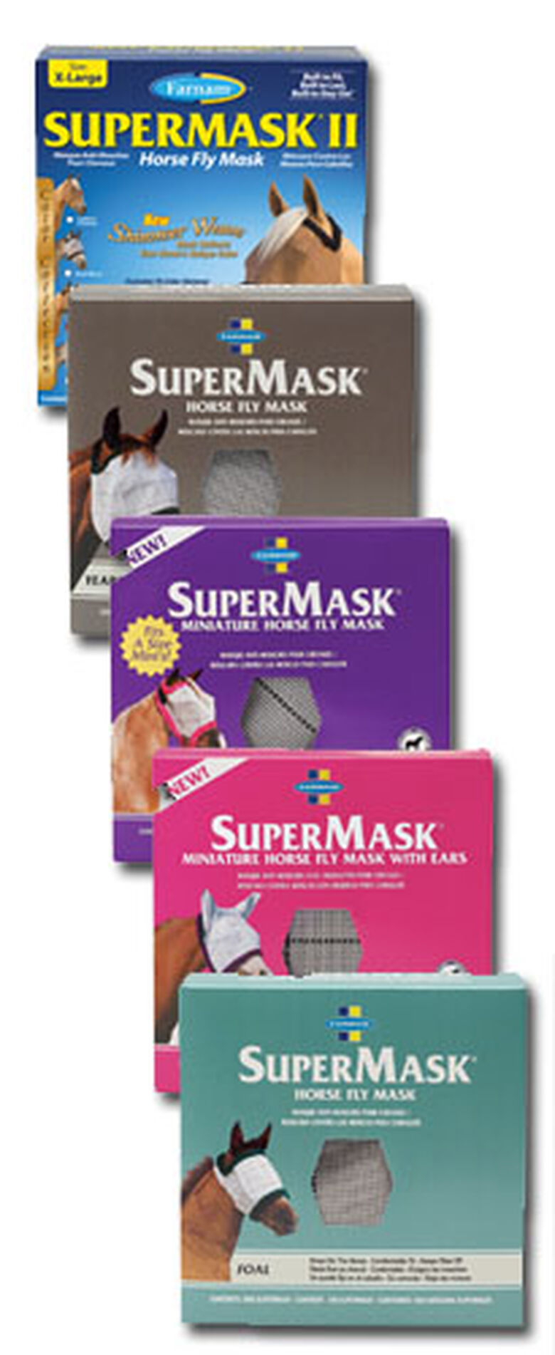 VetNova SuperMask® II Mascara antimoscas para caballos