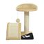 Rascador PawHut cama y arbol para gatos color Crema, , large indicador imagen numero 1