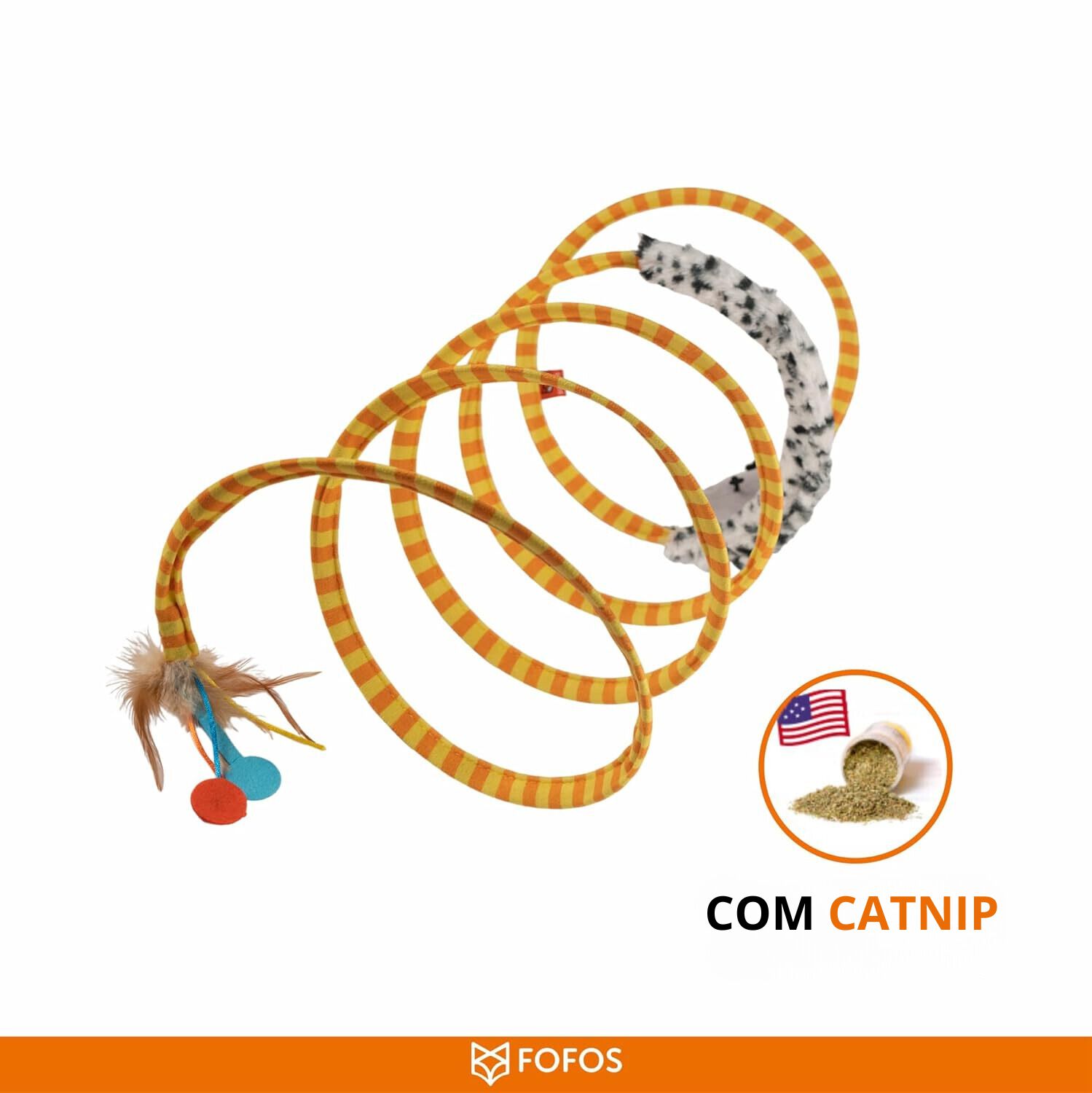 FOFOS | T&uacute;nel Espiral Safari M - Para Gato, , large Imagen numero 3