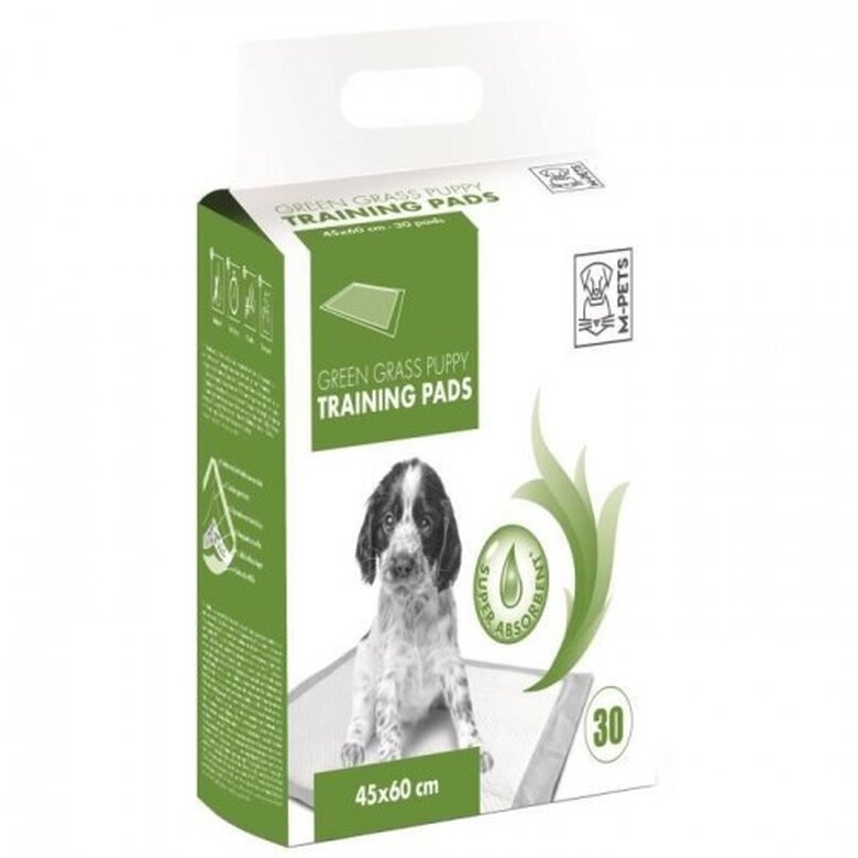 MPets green grass alfombra de aprendizaje blanco para cachorros, , large image number null