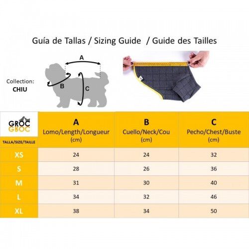 Abrigo para perros Groc Groc Chiu Bot&oacute;n Orange Medley, , large Imagen numero 5