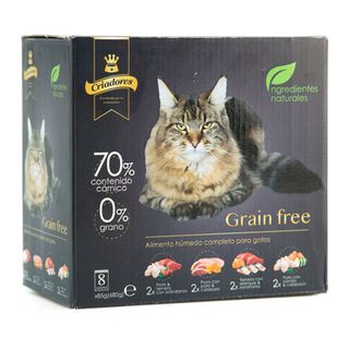 Criadores Grain Free sobres para gatos - Multipack