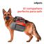 Edipets correa extensible con sistema de frenado rojo para perros, , large indicador imagen numero 2