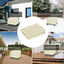 Outsunny Funda Protectora para Sillas Cubierta de Muebles Sillón Impermeable Exterior Jardín Protección contra Lluvia y Sol 68x87x77cm 600D Tela Oxford, , large indicador imagen numero 5