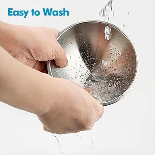 Edipets comedero doble de acero inoxidable elevado  para mascotas thumbnail