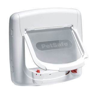 Petsafe Staywell Puerta Magnética Blanca para gatos