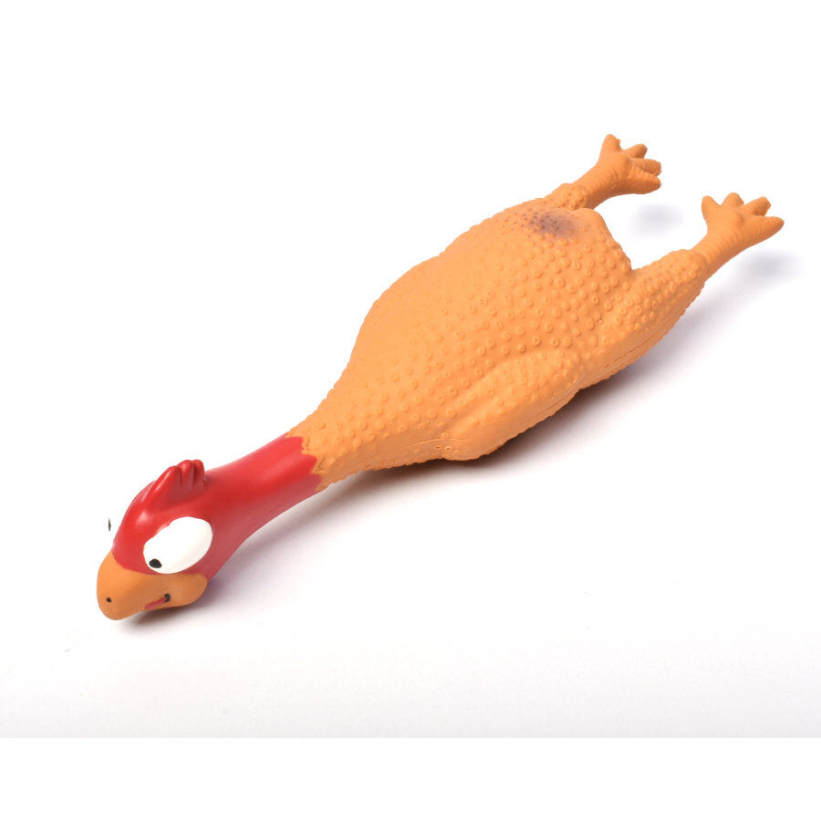 Tootoy! Chew Farm Chicken mordedor con sonido para perros, , large Imagen numero 1
