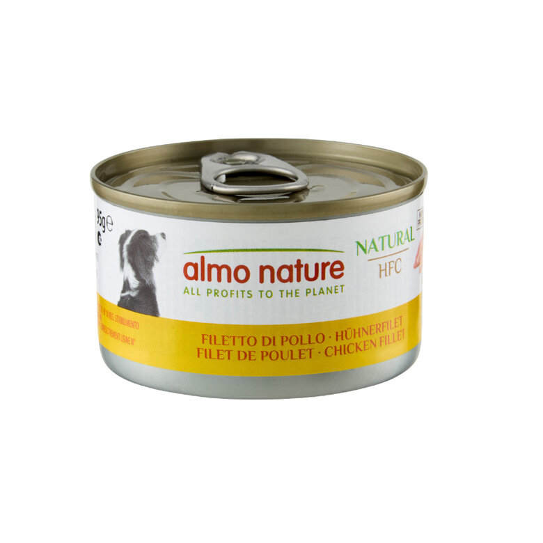 280 g Almo Nature HFC Natural Filete de Pollo lata para perros