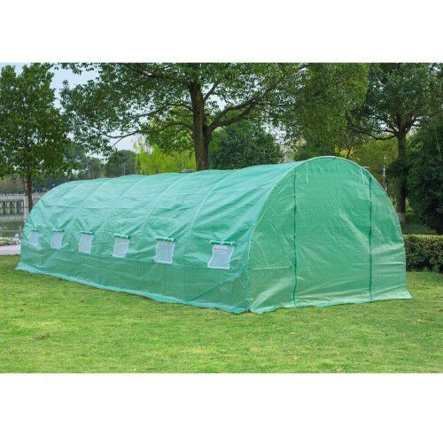 Invernadero casero Outsunny para terraza o jardín color Verde thumbnail