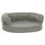 Vidaxl sofá acolchado con cojín gris para perros, , large indicador imagen numero 2