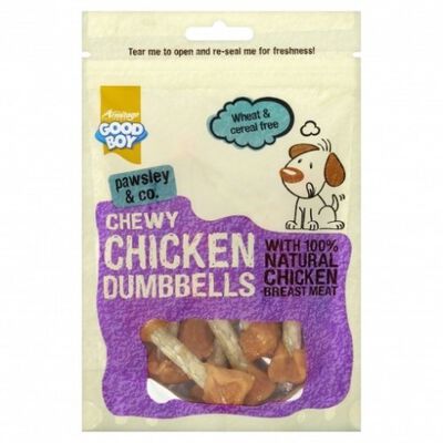 Snacks de pollo para mordisquear para perros sabor Pollo