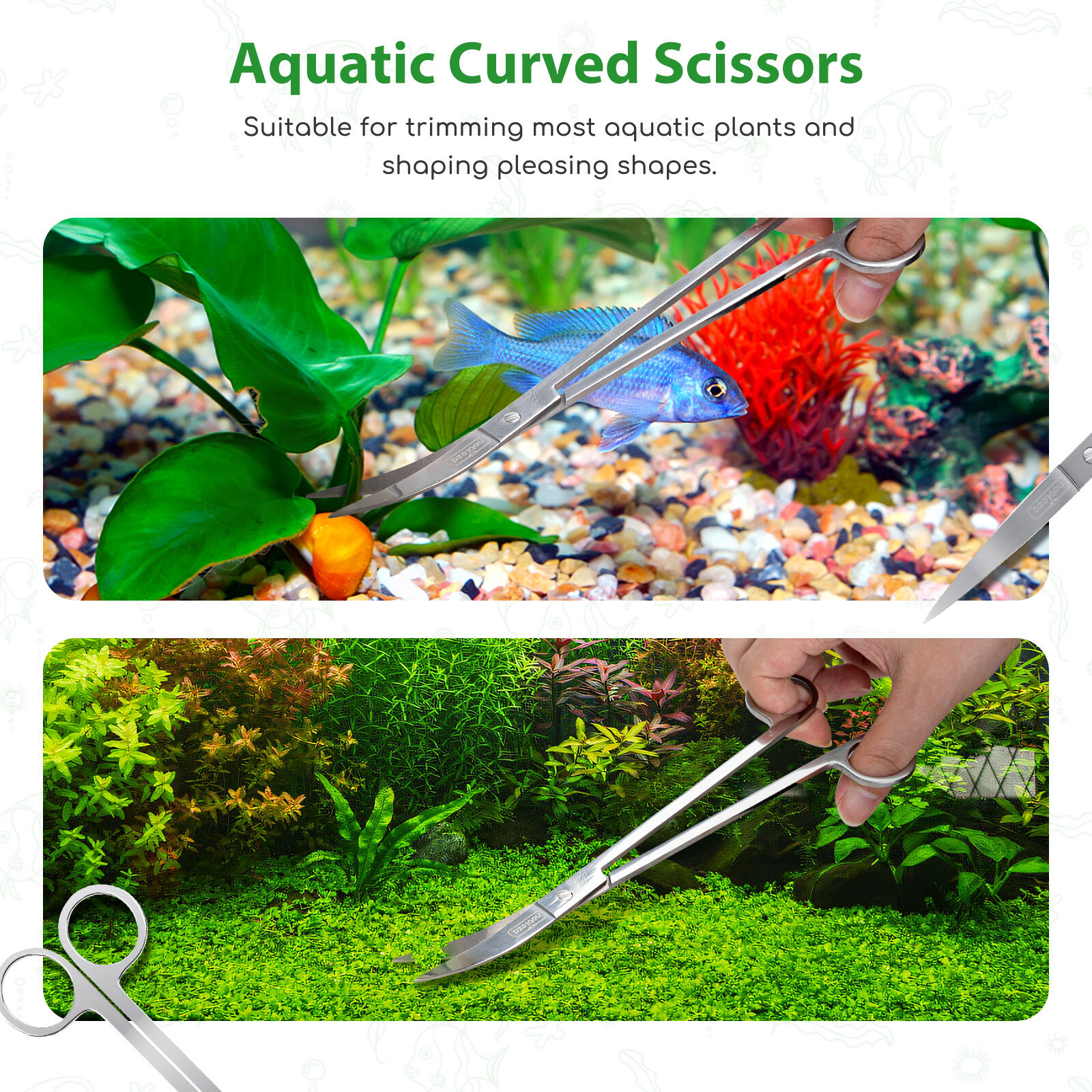 Nobleza 4 en 1 Herramientas y Accesorios de Limpieza para acuarios thumbnail