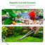 Nobleza 4-en-1 Herramientas de Acuario, Acero Inoxidable Accesorios de Limpieza de Acuarios - Juego de Herramientas para Paisajismo Espátula Alicates Tijeras Pinzas con Bolsas de Almacenamiento, , large indicador imagen numero 5