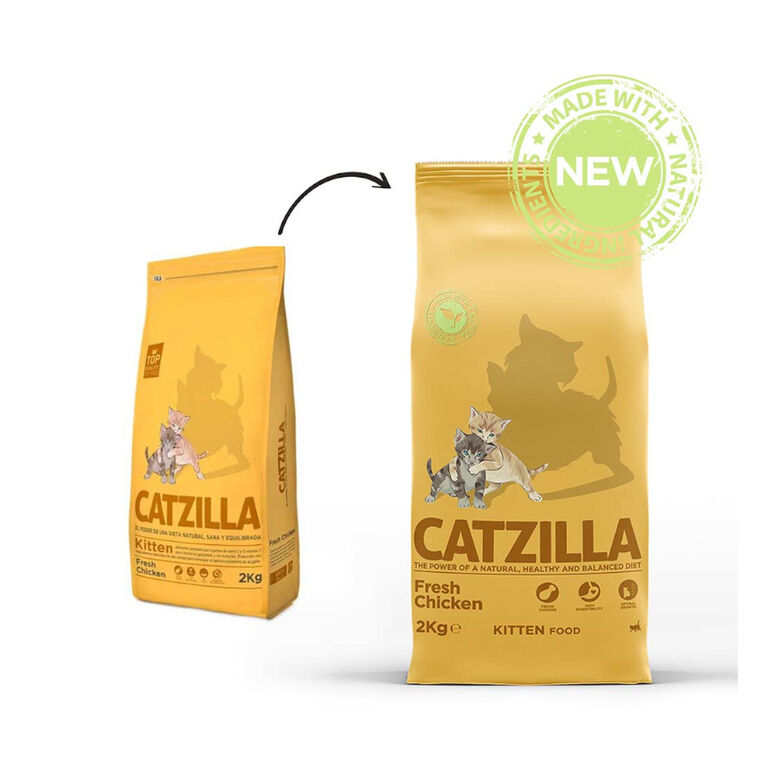 Catzilla Kitten Pollo pienso para gatos thumbnail